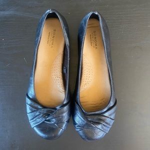 Sonoma Black Flats, Size 8M